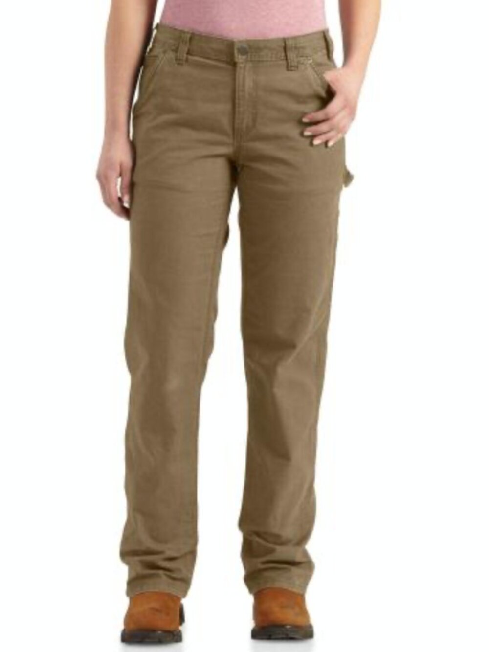 CARHARTT Original Fit Yukon Tan Crawford Pant in Women's 20W Regular